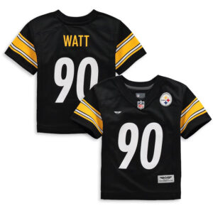 T.J. Watt Pittsburgh Steelers CJP Apparel Game Jersey - Black
