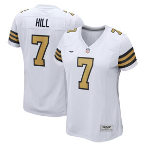 Taysom Hill New Orleans Saints CJP Apparel Women's Alternate Game Jersey - White
