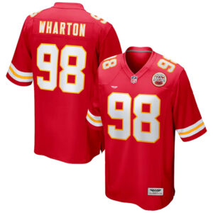 Tershawn Wharton Kansas City Chiefs CJP Apparel Game Jersey - Red
