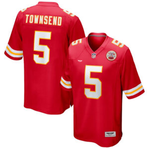 Tommy Townsend Kansas City Chiefs CJP Apparel Game Jersey - Red