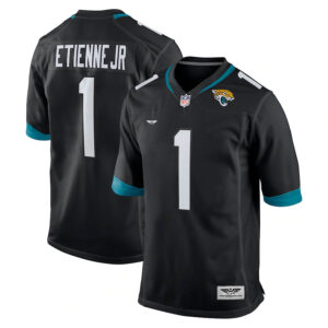 Travis Etienne Jacksonville Jaguars CJP Apparel Game Jersey - Black