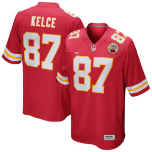 Travis Kelce Kansas City Chiefs CJP Apparel Game Jersey - Red