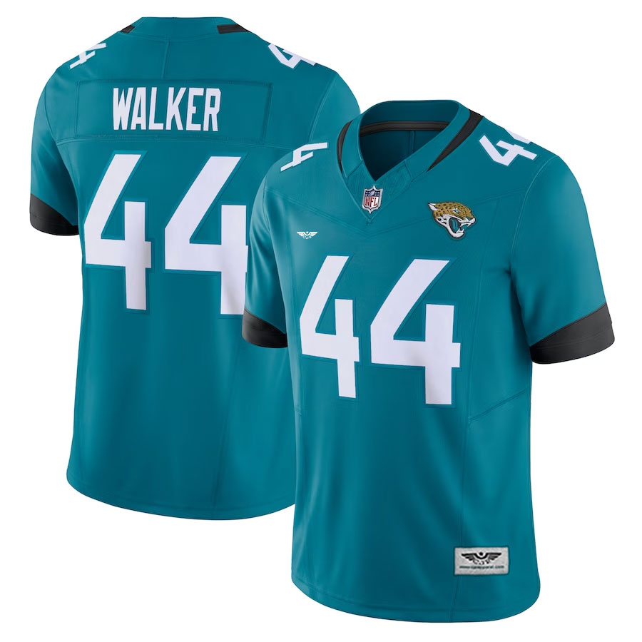 Travon-Walker-Jacksonville-Jaguars-CJP-Apparel-Vapor-F.U.S.E.-Limited-Jersey---Teal