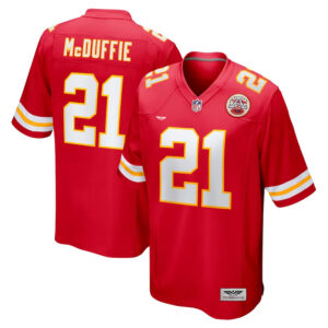 Trent McDuffie Kansas City Chiefs CJP Apparel Player Game Jersey - Red