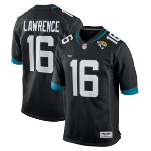 Trevor Lawrence Jacksonville Jaguars CJP Apparel Alternate Game Jersey - Black