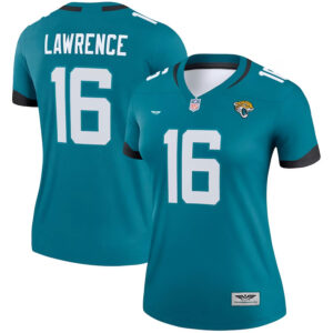 Trevor Lawrence Jacksonville Jaguars CJP Apparel Women's Legend Jersey - Teal
