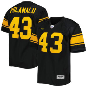 Troy Polamalu Pittsburgh Steelers CJP Apparel 2004 Pro Throwback Retired Player Jersey - Black