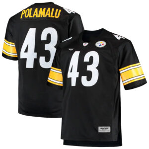 Troy Polamalu Pittsburgh Steelers CJP Apparel 2005 Retired Player  Jersey - Black