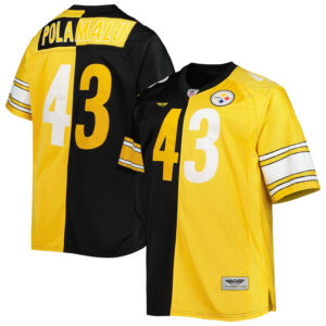 Troy Polamalu Pittsburgh Steelers CJP Apparel Split Legacy Retired Player  Jersey - BlackGold