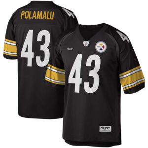 Troy Polamalu Pittsburgh Steelers CJP Apparel Legacy  Jersey - Black