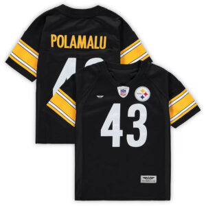 Troy Polamalu Pittsburgh Steelers CJP Apparel Retired Legacy Jersey - Black
