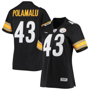 Troy Polamalu Pittsburgh Steelers CJP Apparel Women's Legacy  Team Jersey - Black