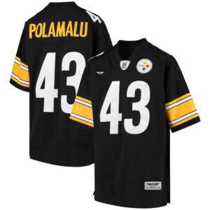 Troy Polamalu Pittsburgh Steelers CJP Apparel 2005 Gridiron Classics Retired Player Legacy Jersey - Black