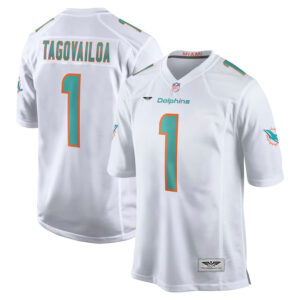 Tua Tagovailoa Miami Dolphins  CJP Apparel Game Jersey - White