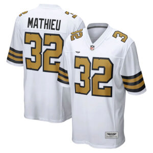 Tyrann Mathieu New Orleans Saints CJP Apparel Player Game Jersey - White
