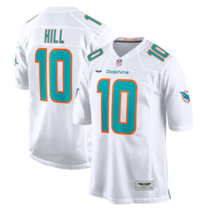 Tyreek Hill Miami Dolphins  CJP Apparel Game Jersey - White