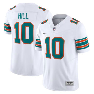 Tyreek Hill Miami Dolphins  CJP Apparel Vapor F.U.S.E. Limited Jersey - White