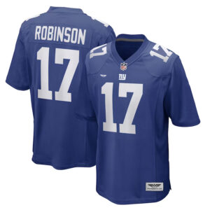 Wan'Dale Robinson New York Giants CJP Apparel Game Player Jersey - Royal