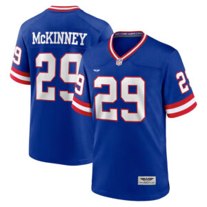 Xavier McKinney New York Giants CJP Apparel Classic Player Game Jersey - Royal