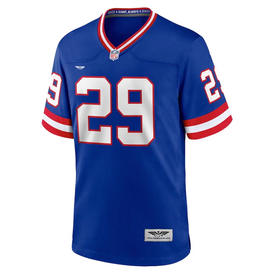 Xavier-McKinney-New-York-Giants-CJP-Apparel-Classic-Player-Game-Jersey---Royal.Furent-Viwe