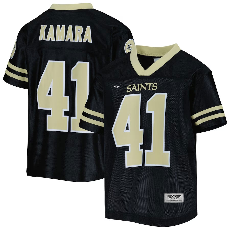 Youth-Alvin-Kamara-Black-New-Orleans-Saints-Team-New-Jersey