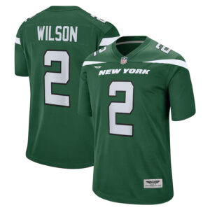 Zach Wilson New York Jets CJP Apparel Game Jersey - Gotham Green