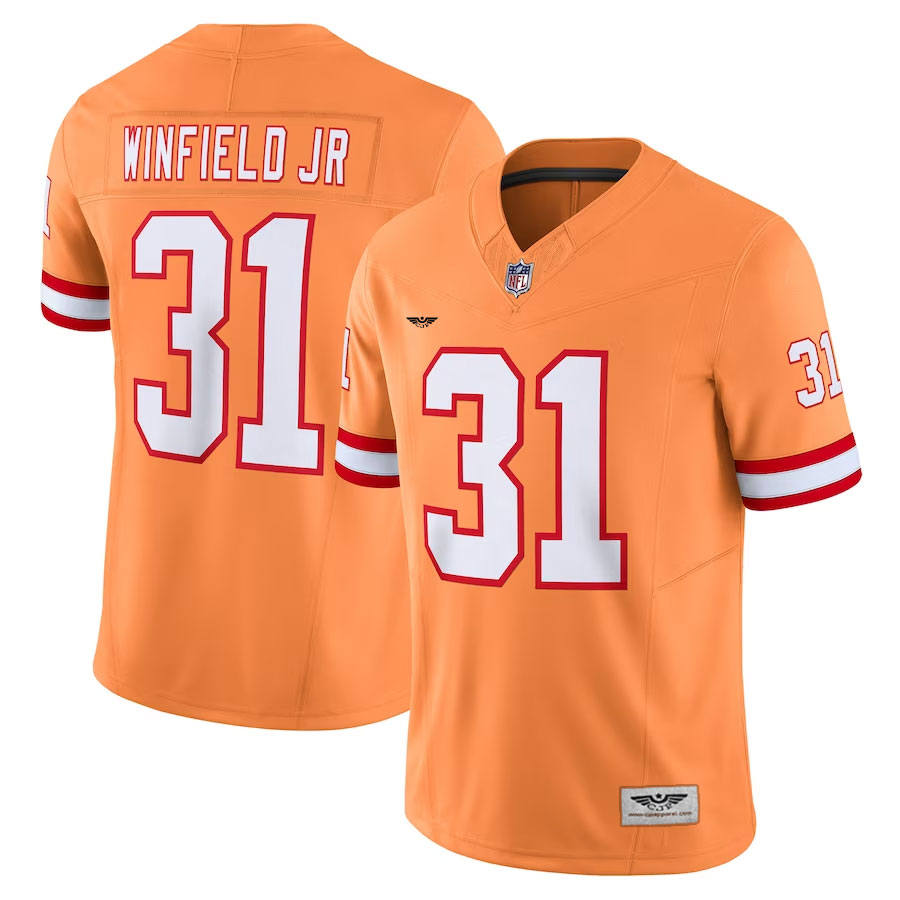 Antoine-Winfield-Jr.-Tampa-Bay-Buccaneers-CJP-Apparel-Vapor-F.U.S.E.-Limited-Jersey---Orange