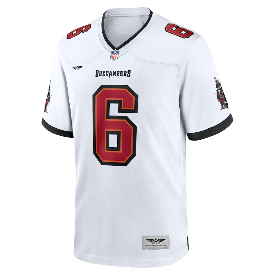 Baker-Mayfield-Tampa-Bay-Buccaneers-CJP-Apparel-Away-Game-Jersey---White.Furent-Viwe