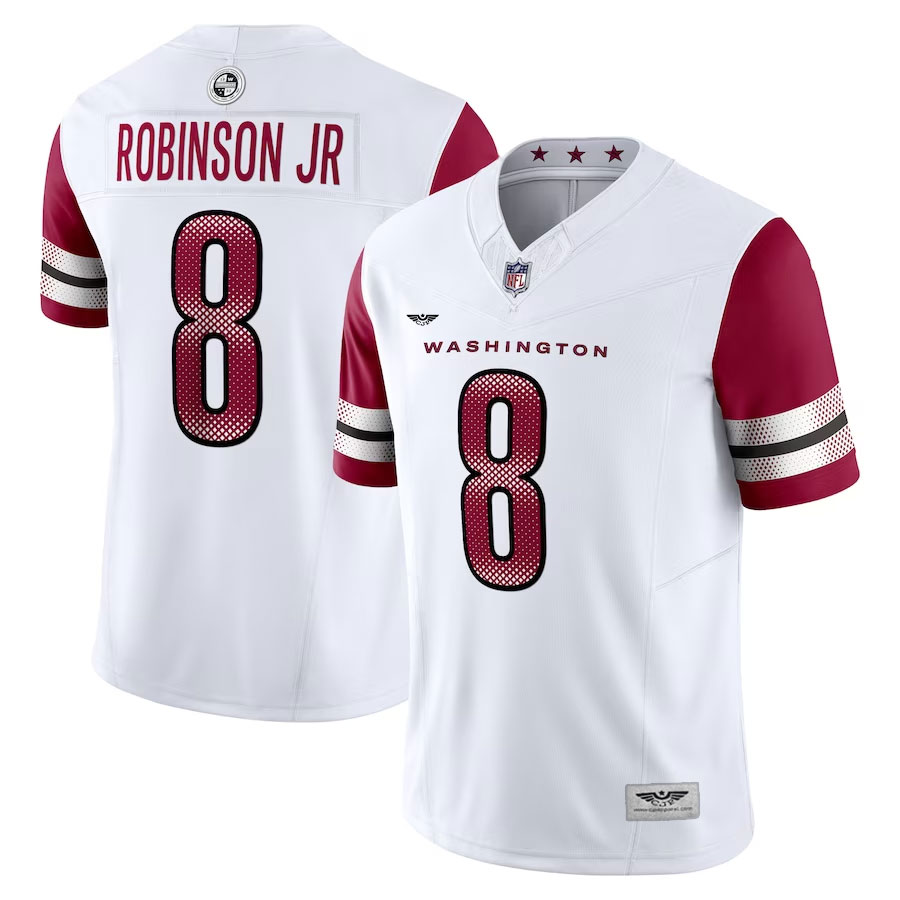 Brian-Robinson-Jr.-Washington-Commanders-CJP-Apparel-Vapor-F.U.S.E.-Limited-Jersey---White