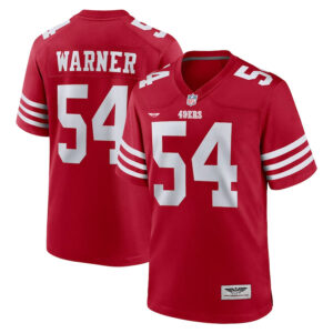 Fred Warner San Francisco 49ers CJP Apparel Player Game Jersey - Scarlet
