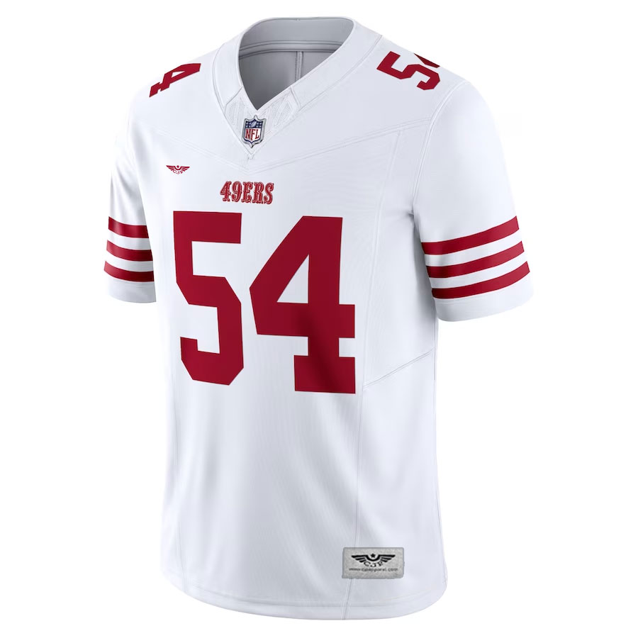 Fred-Warner-San-Francisco-49ers-CJP-Apparel-Vapor-F.U.S.E.Furent-Viwe