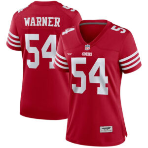 Fred Warner San Francisco 49ers CJP Apparel Women's Player Jersey - Scarlet