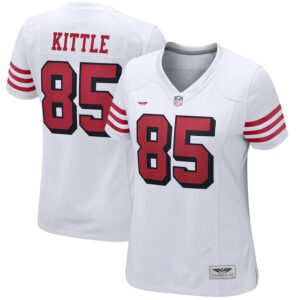 George Kittle San Francisco 49ers CJP Apparel Women's Player Jersey - White