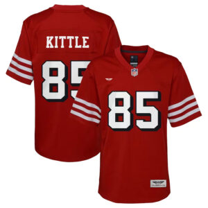 George Kittle San Francisco 49ers CJP Apparel Game Jersey - Scarlet
