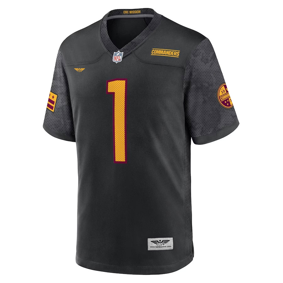 Jahan-Dotson-Washington-Commanders-CJP-Apparel-Alternate-Game-Jersey---Black.Furent-Viwe