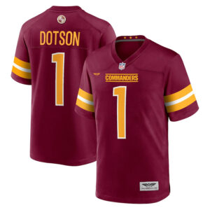 Jahan Dotson Washington Commanders CJP Apparel Player Game Jersey - Burgundy