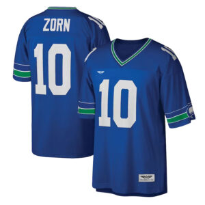 Jim Zorn Seattle Seahawks CJP Apparel Legacy  Jersey - Royal