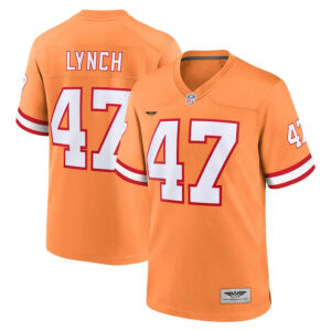 John Lynch Tampa Bay Buccaneers CJP Apparel Throwback Game Jersey - Orange
