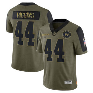 John Riggins Washington Football Team CJP Apparel 2021 Salute To Service Retired Player Limited Jersey - Olive