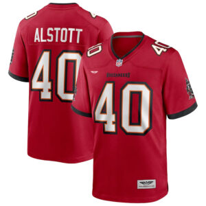 Mike Alstott Tampa Bay Buccaneers CJP Apparel Retired Player Game Jersey - Red