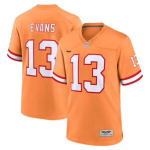 Mike Evans Tampa Bay Buccaneers CJP Apparel Throwback Game Jersey - Orange