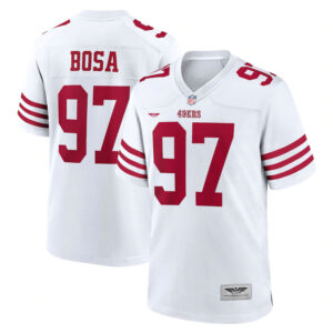 Nick Bosa San Francisco 49ers CJP Apparel Player Game Jersey - White