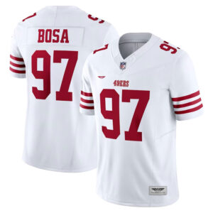 Nick Bosa San Francisco 49ers CJP Apparel Vapor F.U.S.E. Limited Jersey - White
