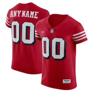 San Francisco 49ers CJP Apparel Alternate Vapor Elite Custom Jersey - Scarlet