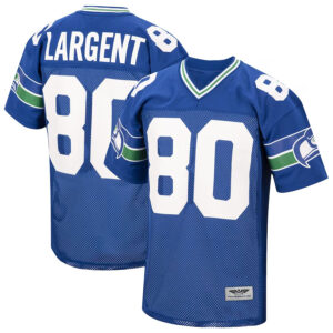 Steve Largent Seattle Seahawks CJP Apparel 2004 Pro Throwback Retired Player Jersey - Royal