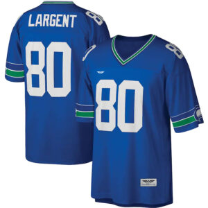 Steve Largent Seattle Seahawks CJP Apparel Legacy  Jersey - Royal