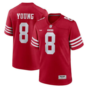 Steve Young San Francisco 49ers CJP Apparel Retired Player Game Jersey - Scarlet