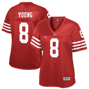 Steve Young San Francisco 49ers NFL Pro Line Women's Retired Player  Jersey - Scarlet