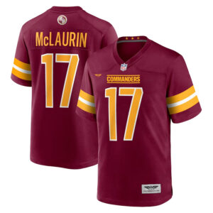 Terry McLaurin Washington Commanders CJP Apparel Game Jersey - Burgundy