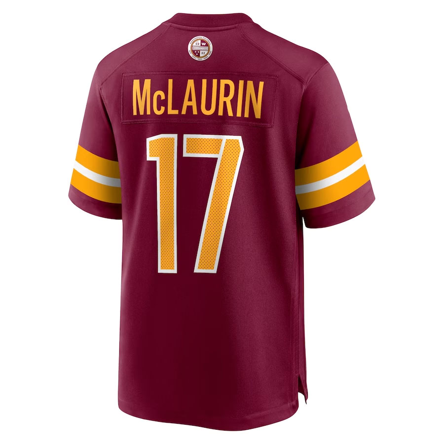 Terry-McLaurin-Washington-Commanders-CJP-Apparel-Game-Jersey---Burgundy.Back-Viwe
